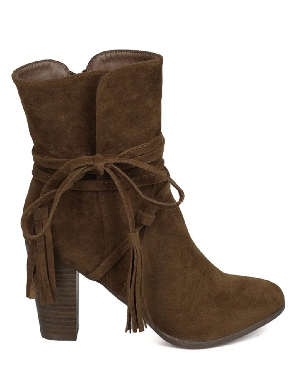 Breckelles | Hilary Faux Suede Booties